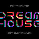 Colorful Chrome Text Effect