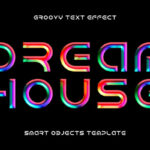 Colorful Chrome Text Effect
