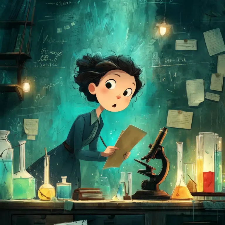 Colorful Storybook Curie Laboratory