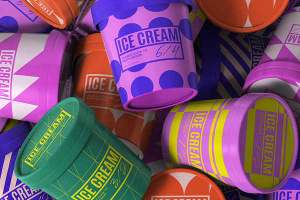 Colory Ice Cream Cup Mockups