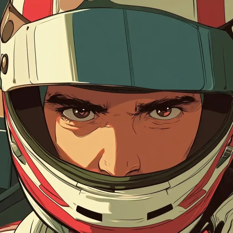 Comic Formula 1 Driver