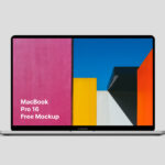 Complete View of MacBook Pro 16 Screen Mockup
