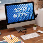 Computer iMac Mockup
