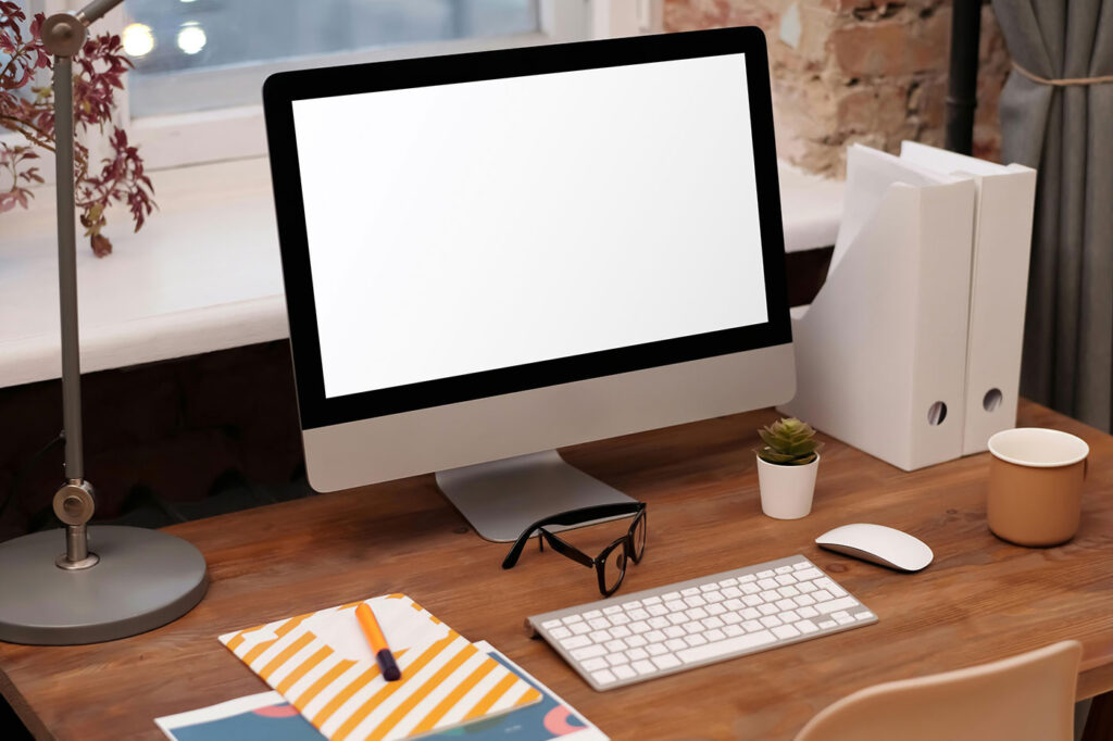 Computer iMac Mockup