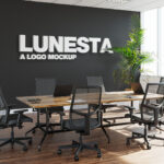 Conference Room Logo Mockup
