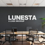 Conference Room Logo Mockup
