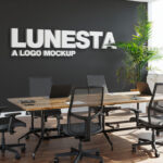 Conference Room Logo Mockup