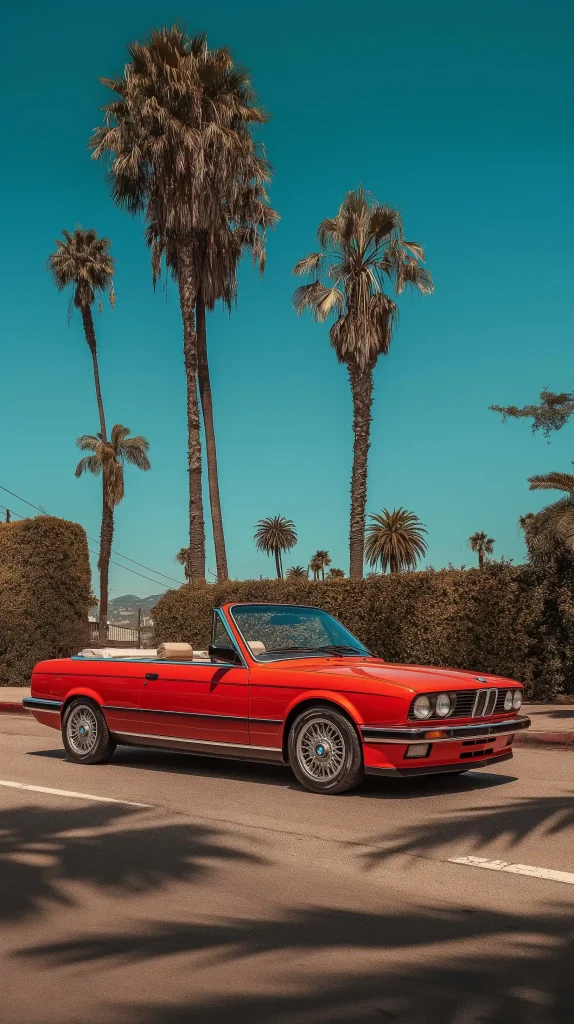 Convertible E30 in LA