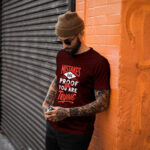 Cool Guy Wearing a Short Sleeve T-Shirt Mockup