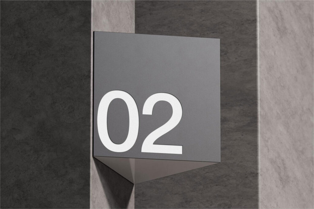 Corner Sign Mockup