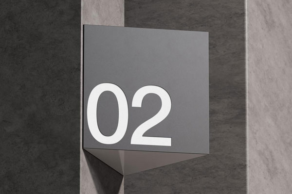 Corner Sign Mockup
