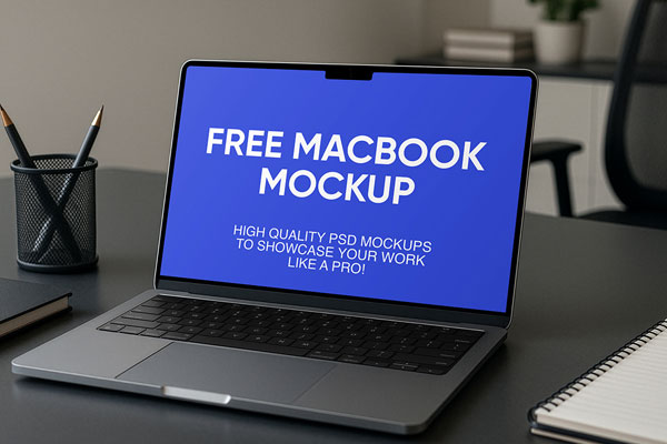 Corporate MacBook Mockup