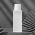 Cosmetic Bottle Front View Mockup