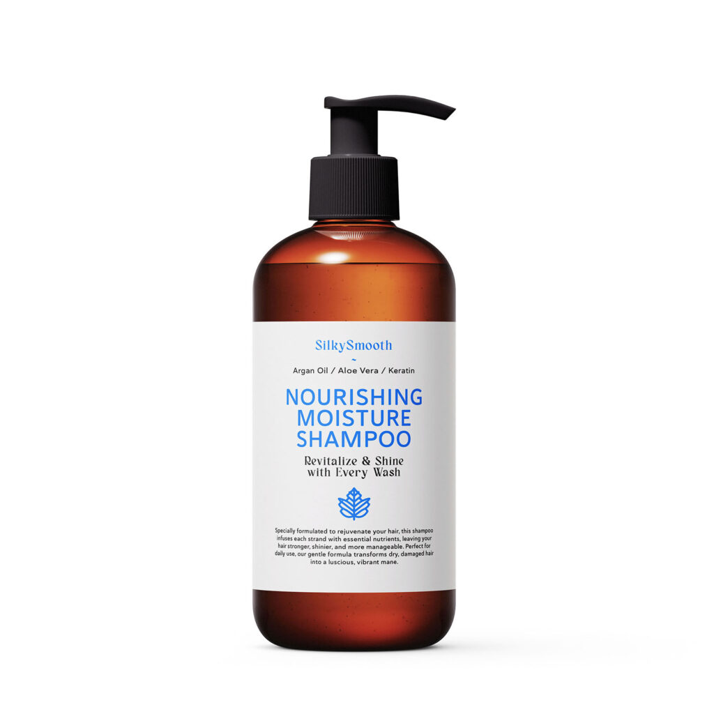 Cosmetic Bottle with a Pump Mockup