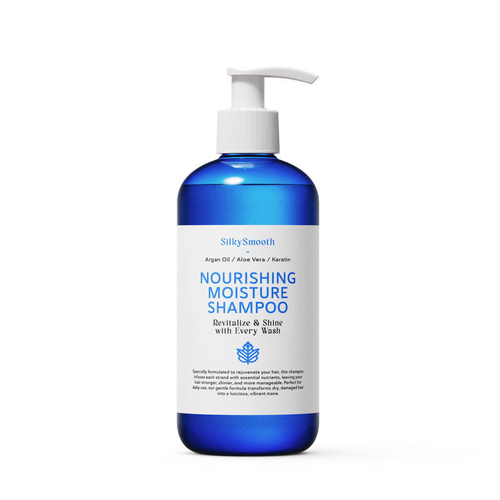 Cosmetic Bottle with a Pump Mockup