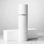 Cosmetic Bottle with Box Mockup