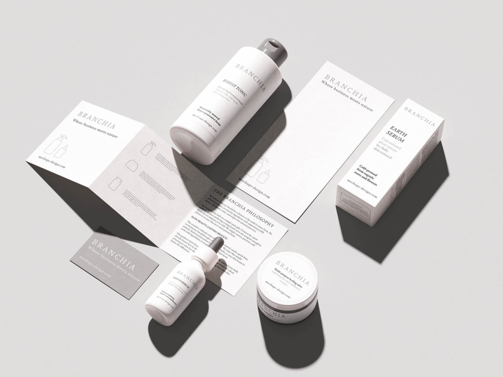Cosmetic Brand Identity Mockup