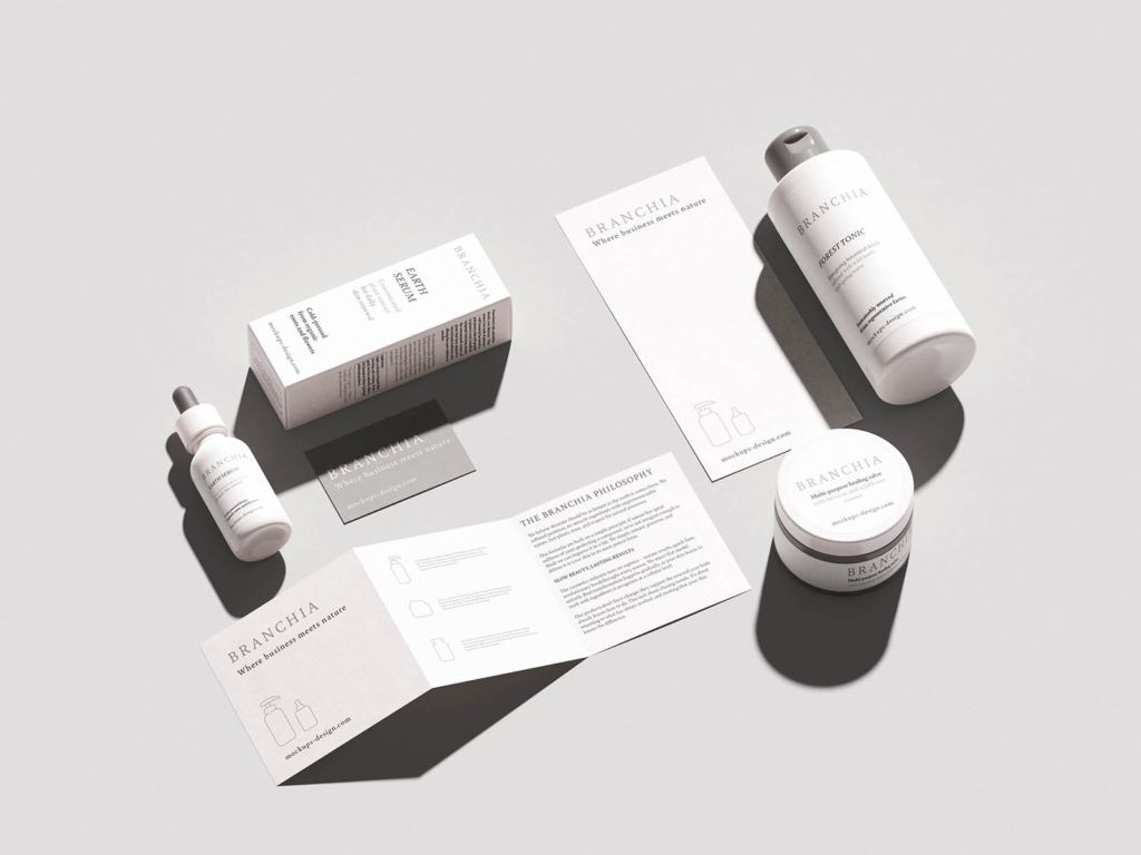 Cosmetic Brand Identity Mockup