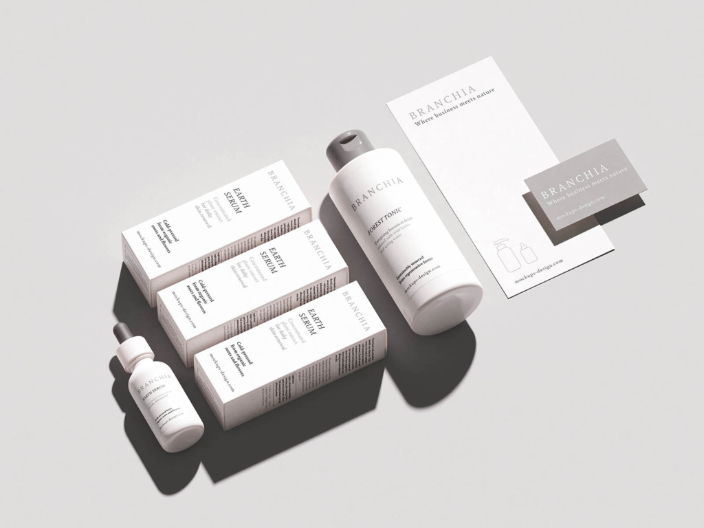 Cosmetic Brand Identity Mockup