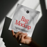 Cosmetic Cream Bag Mockup