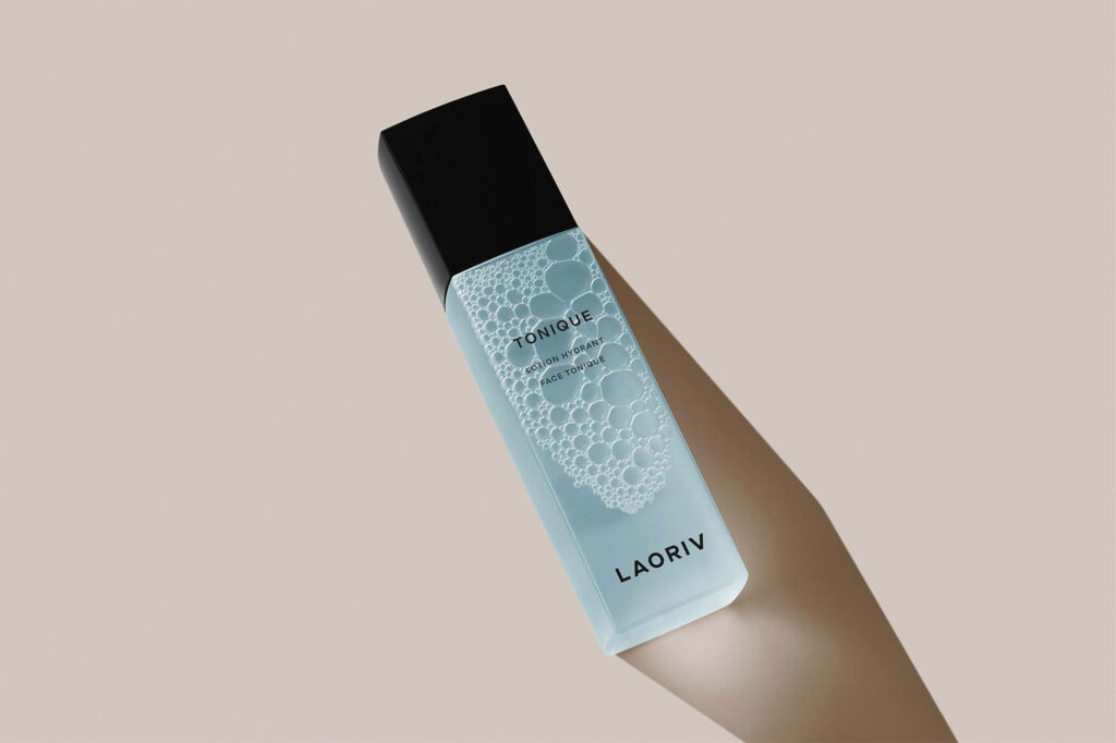 Cosmetic Glass Bottle Mockup