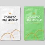 Cosmetic Sample Sachet Mockups