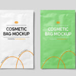 Cosmetic Sample Sachet Mockups