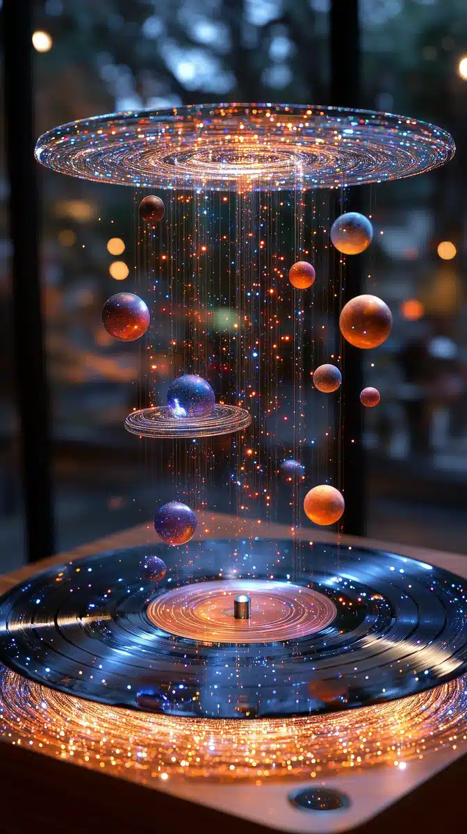 Cosmic Turntable Surrealism