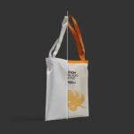 Cotton Shopping Bag Mockup in 3 Sights