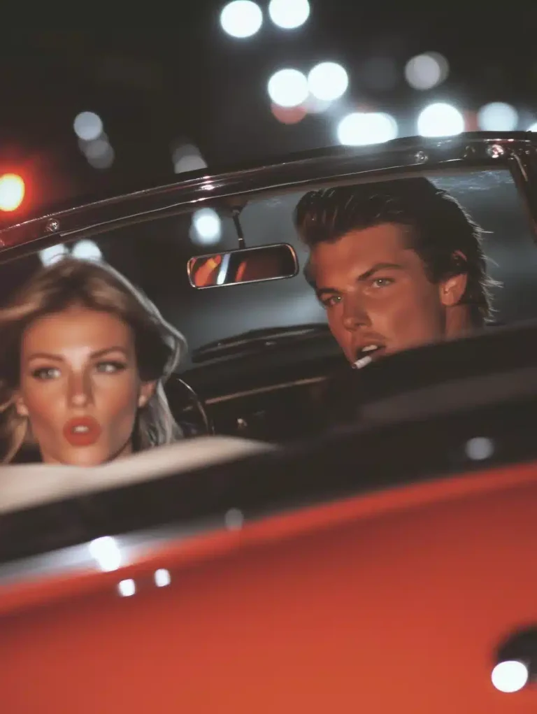 Couple in MG Roadster