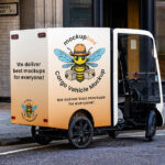 Courier Cargo Bicycle Mockup