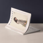 Cover Magazine Mockup with 3/4 View