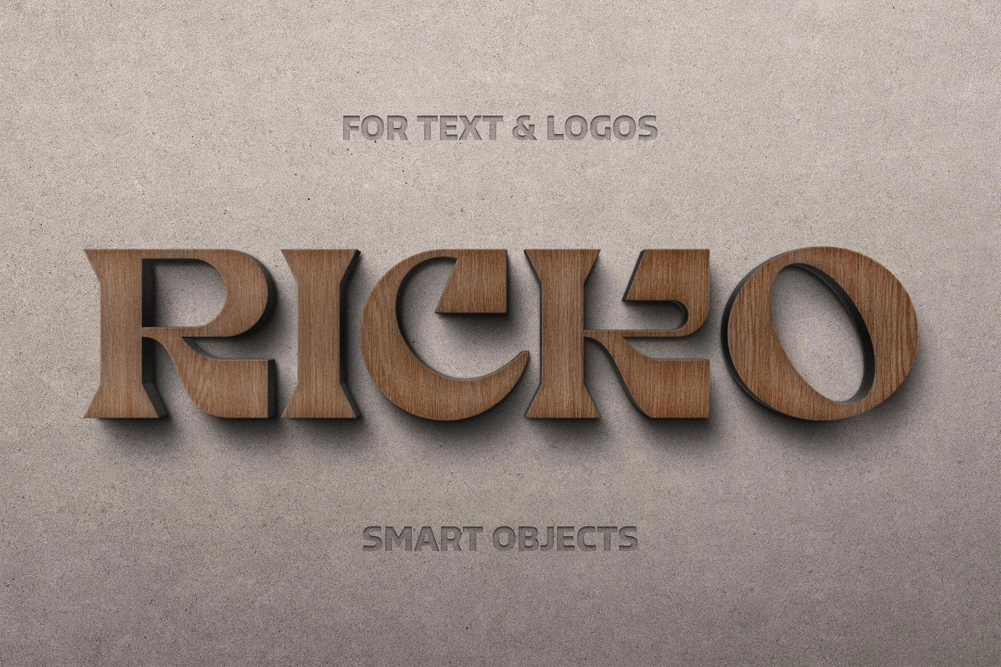 Free Craft Wood Sign Logo Mockup PSD Template