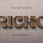 Craft Wood Sign Logo Mockup