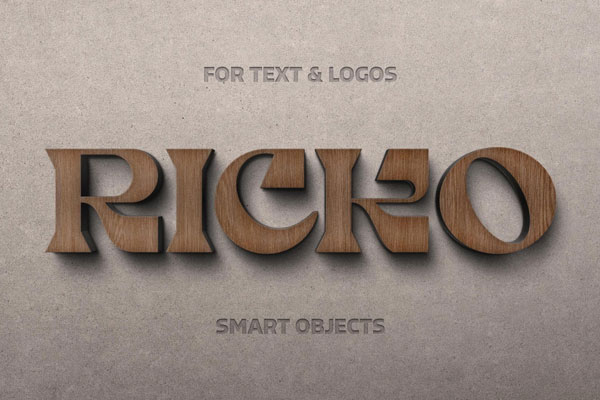 Craft Wood Sign Logo Mockup