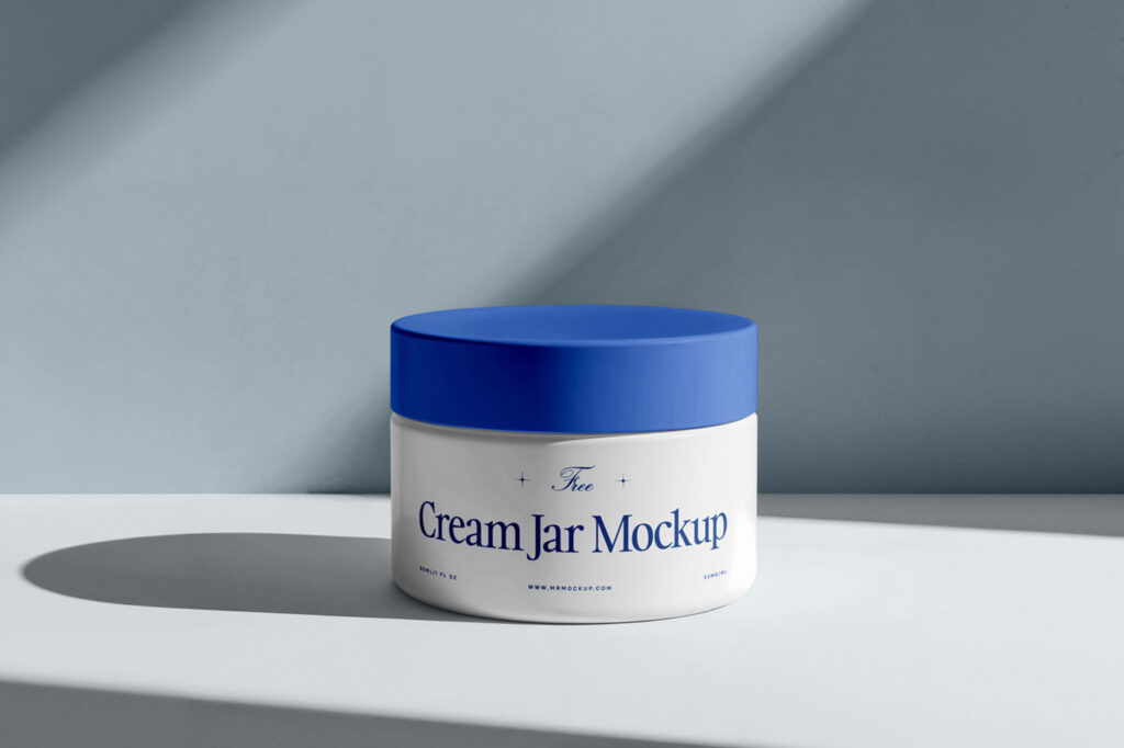 Cream Jar Mockup
