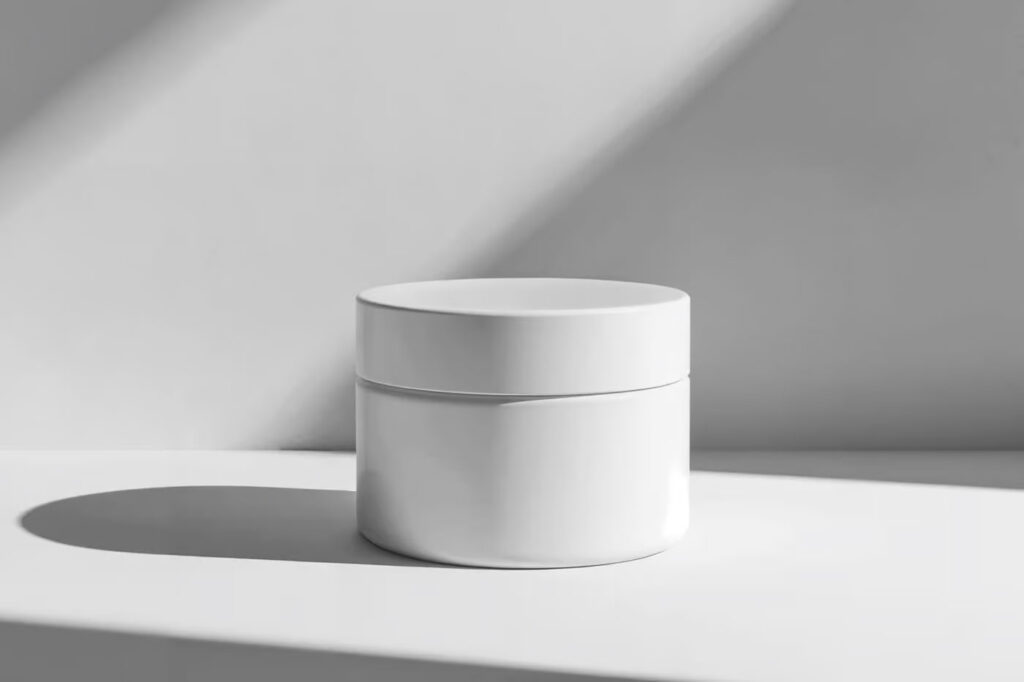 Cream Jar Mockup