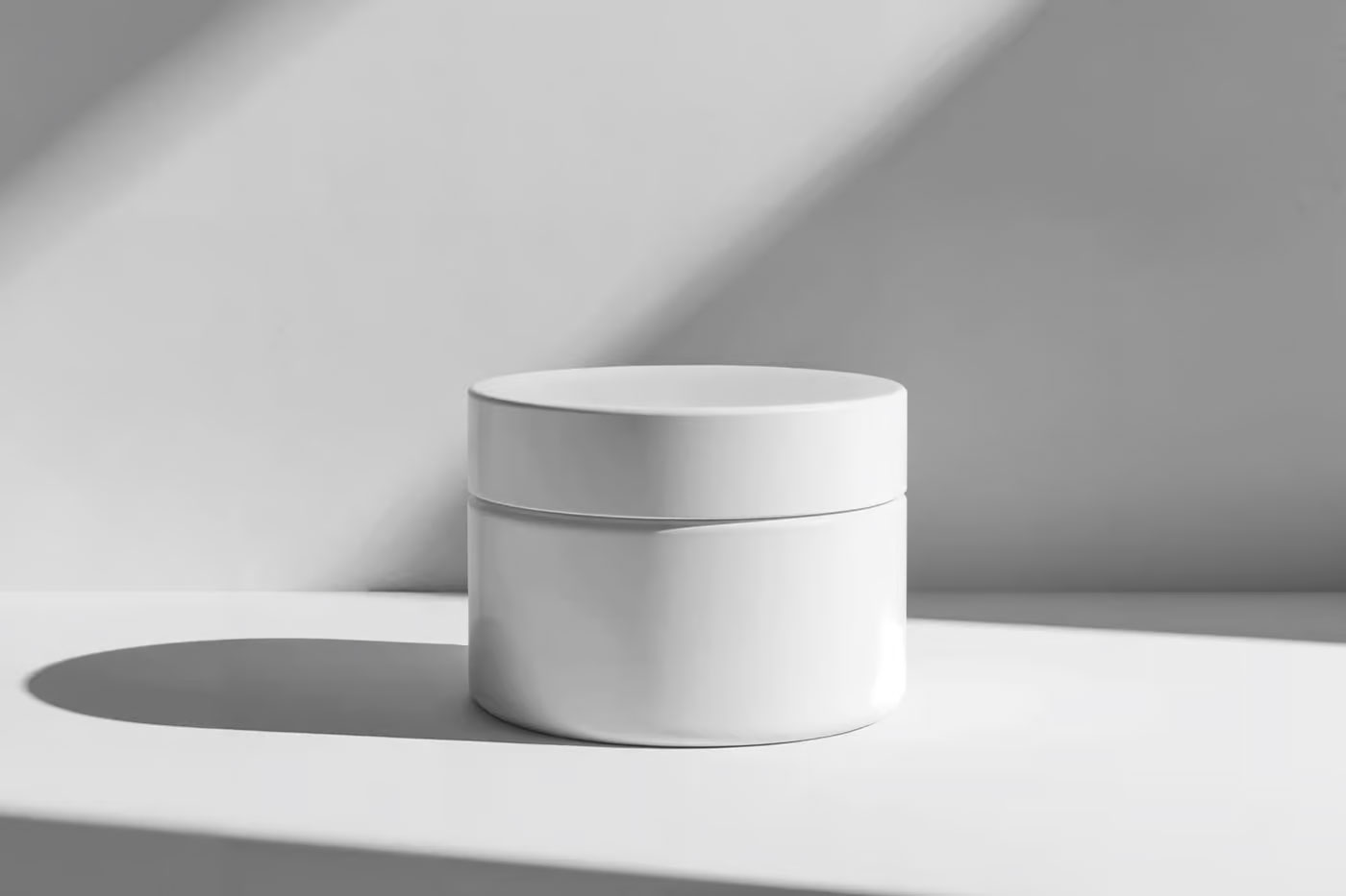 Free Cream Jar Mockup PSD Template