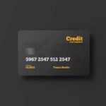 Credit Card Mockup in 4 Views