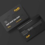Credit Card Mockup in 4 Views