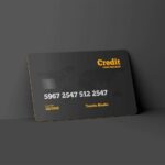 Credit Card Mockup in 4 Views