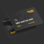 Credit Card Mockup in 4 Views