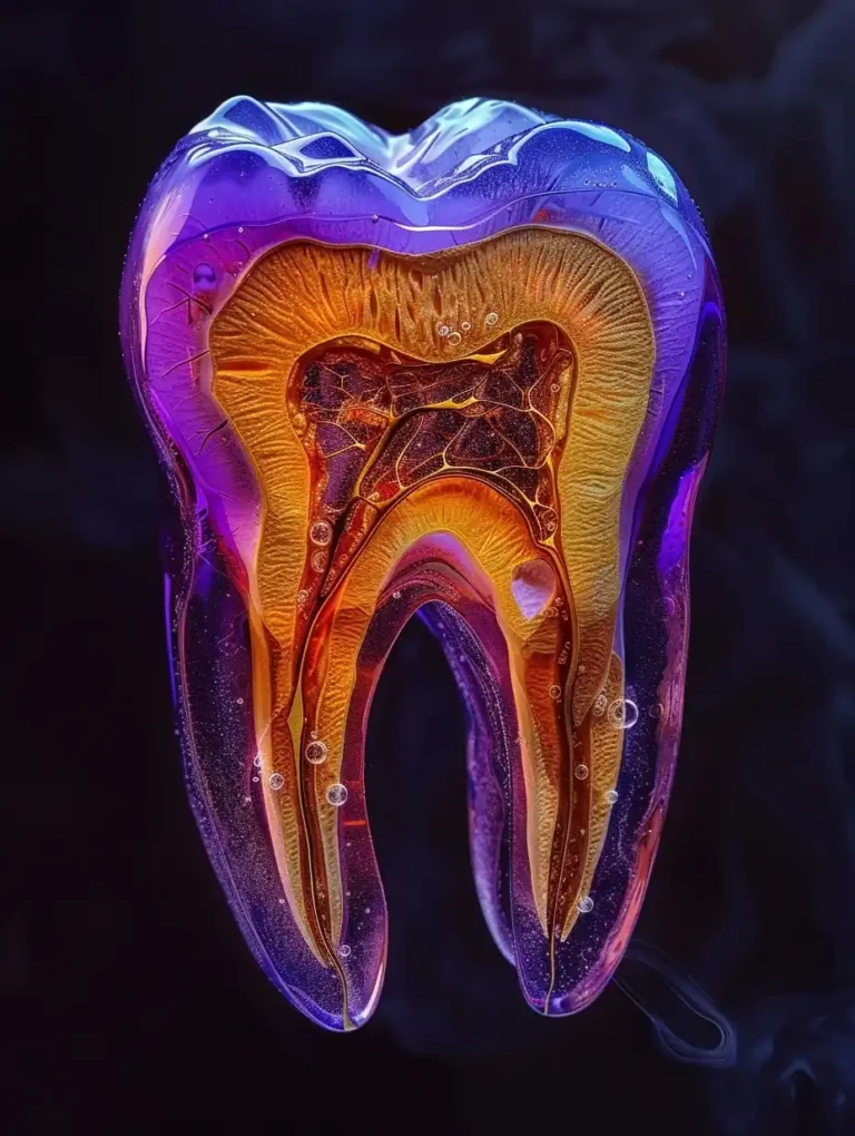 Cross Polarized Tooth Slice