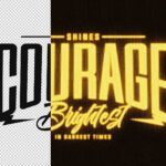 CRT Screen Text Effect / Logo Mockup