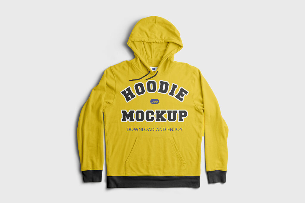 Crumpled Hoodie Mockup