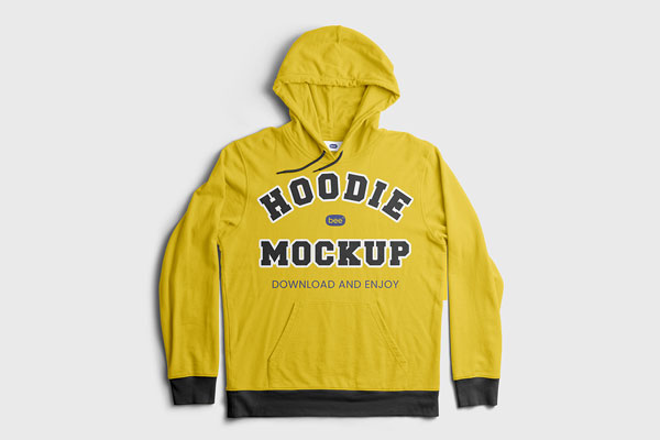 Crumpled Hoodie Mockup