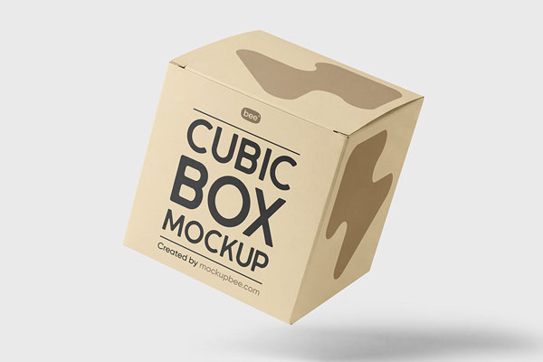Cubic Box Mockup
