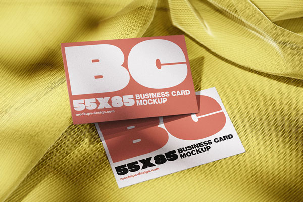 Customizable Business Card Mockup
