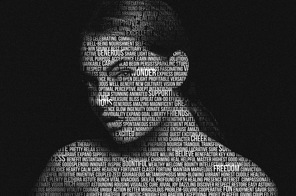Cut Out Text Overlay Effect