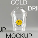 Cute Cold Drink Cup Mockup
